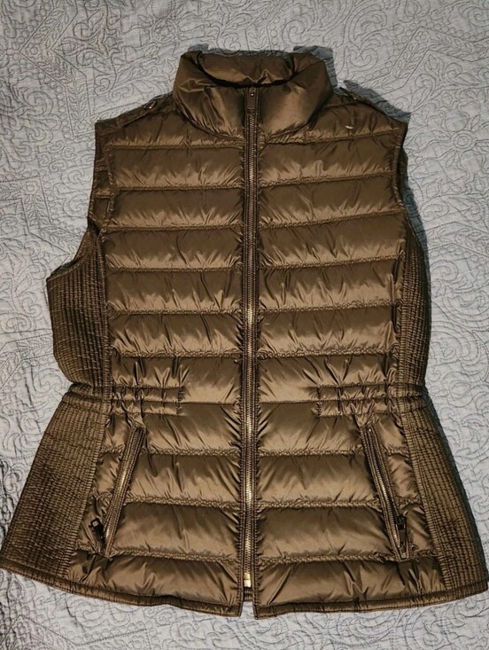 Burberry Jackets & Blazers - Burberry Brit Cranstead Womens Check Quilted Down Vest Puffer Black M